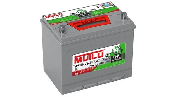 MUTLU AKÜ 12V 72 AH 720A EN EFB START STOP (2025)