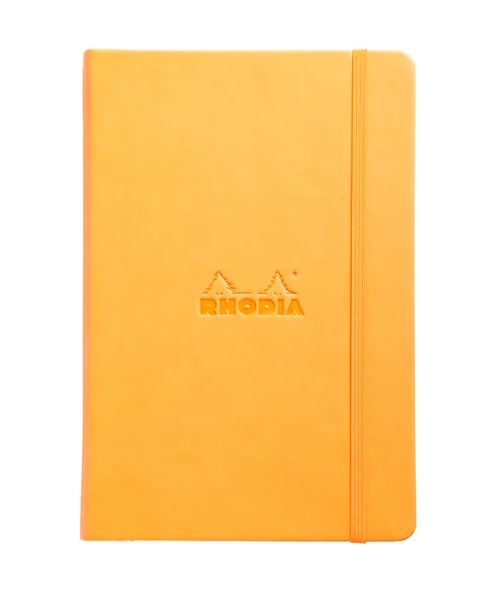 Rhodia Webnotebook A5 96yp Çizgili Sert Kapak Ciltli Not Defteri Turuncu / 118608