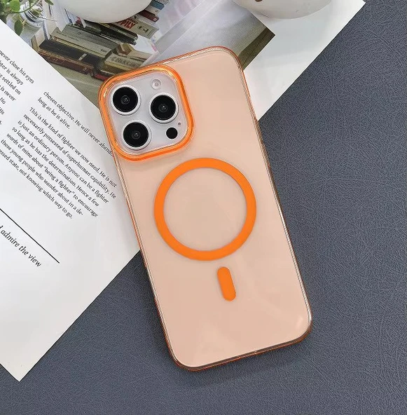 iPhone 13 Pro Max Sarararmaz Magsafe Mika Sert Kapak