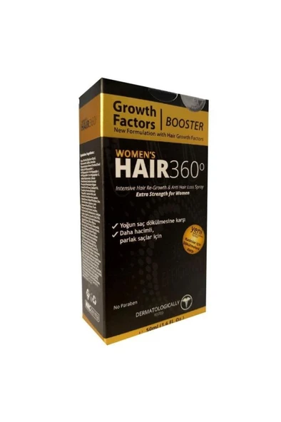 Hair 360 Booster Womens Hair Spray 50ml - Kadınlar için Saç Spreyi