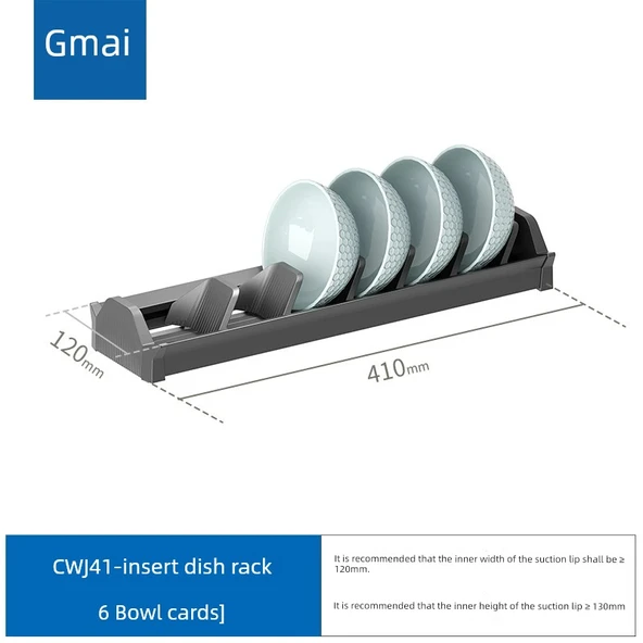 Alüminyum Mutfak Çekmece Organizeri - Titanyum Gri Tabaklık - 410mm