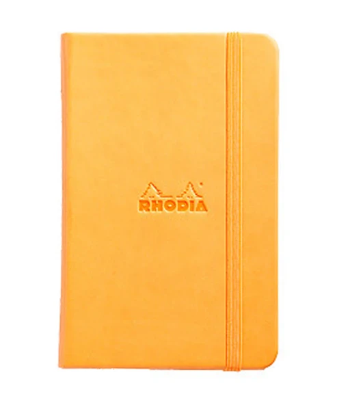 Rhodia Webnotebook 9x14cm 96yp Çizgili Sert Kapak Ciltli Not Defteri Turuncu / 118068 ürün görseli