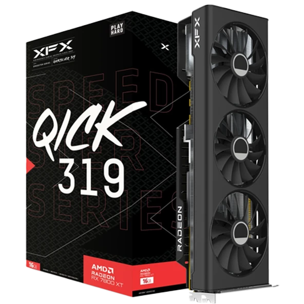 XFX Speedster QICK Radeon RX 7800 XT 16GB RX-78TQICKF9 GDDR6 256 Bit Ekran Kartı