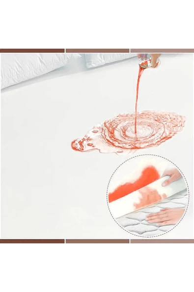 Beyaz Micro Fitted Sıvı Geçirmez Yatak Koruyucu Alez 90 x 190 cm - 4