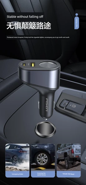 30W Araç Şarj Seti - 1.2m CC Kablolu - Resim 9