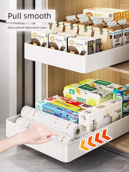 Çekmeceli Mutfak Dolabı Rafı - 43cm Derinlik - 35cm Genişlik - 2