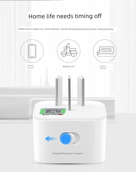Elektrikli Araç Şarj Zamanlayıcı - 10A Bluetooth Zamanlayıcı Zamanlama/Geri Sayım/Döngü Zamanlama Üç Mod D-6 - 11