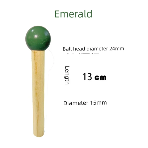 Ahşap Pegboard Çubuk - 13cm 15mm Anneanne Yeşili * 3
