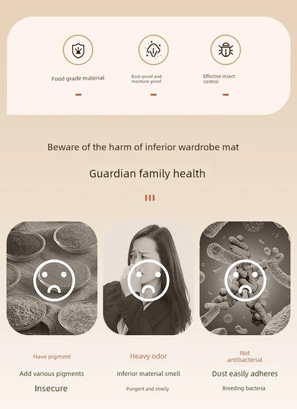 Çekmece ve Dolap Raf Örtüsü - 30cm x 5m - Gri Elmas Desenli EVA - Resim 8