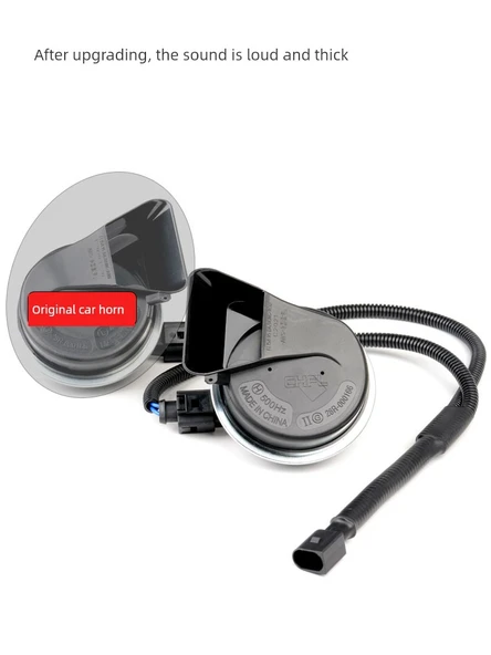 Volkswagen Etron id.4crozz/6crozz Uyumlu Tiz Salyangoz Korna - Tekli Korna + Splitter - 3