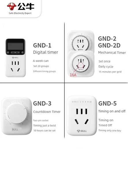Elektrikli Araç Şarj Zamanlayıcı - 10A Bluetooth Zamanlayıcı Zamanlama/Geri Sayım/Döngü Zamanlama Üç Mod D-6 - 2