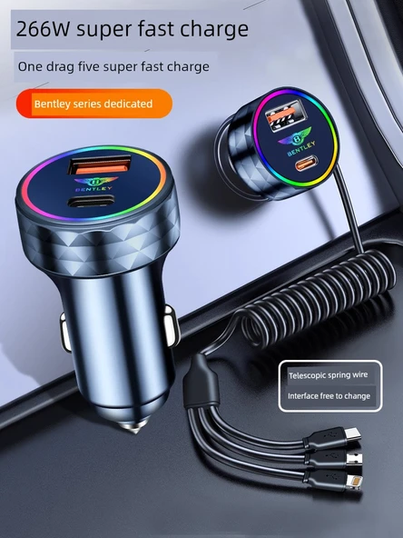 Oto Çakmaklık Şarj Aleti - Kırmızı 30W Standart Şarj - Resim 2