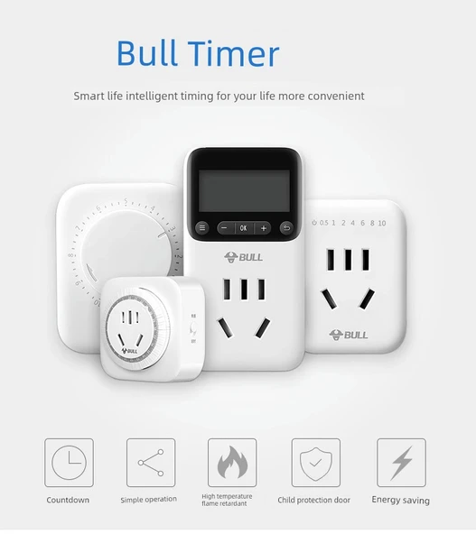 Elektrikli Araç Şarj Zamanlayıcı - 10A Bluetooth Zamanlayıcı Zamanlama/Geri Sayım/Döngü Zamanlama Üç Mod D-6 - 7