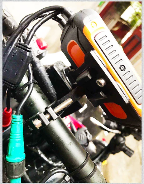 MX901/901s Motosiklet Kayıt Cihazı Hırsızlık Önleyici Metal Braket - 10