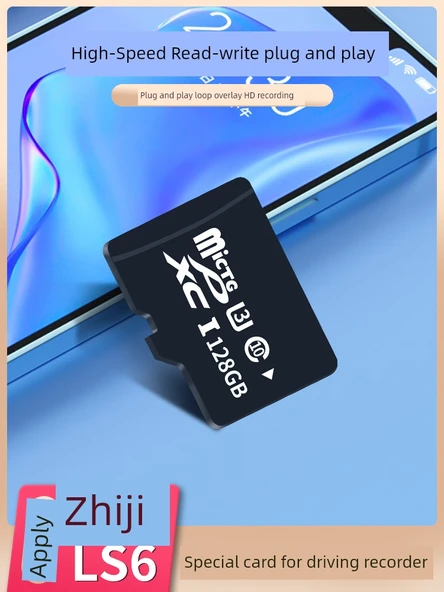 Zhiji Araç İçi Kamera için Yüksek Hızlı TF Kartı - 128GB - 2