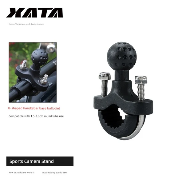Yamaha Saiying GT 125 Aksiyon Kamera Tutucu - U Şekilli Gidon Bilye Başlıklı