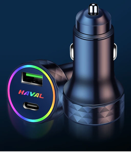 3in1 Kablolu Hızlı Şarj Araç Şarj Cihazı - Siyah - 30W - Resim 10