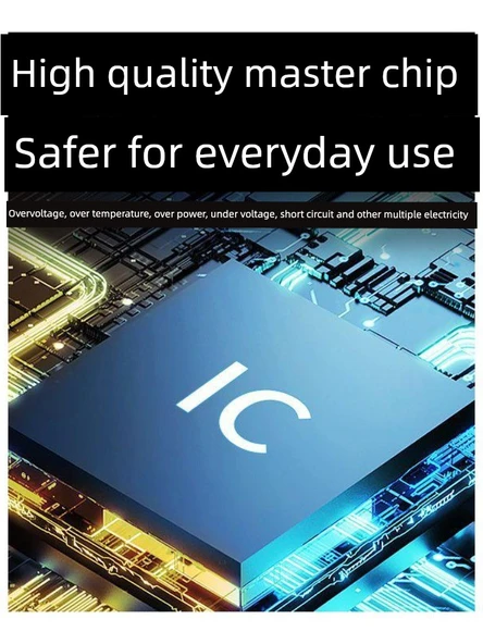 Hızlı Araç Şarj Cihazı 240W - Çift Süper Hızlı Şarj ve Üçü Bir Arada Hızlı Şarj Kablosu - Resim 6