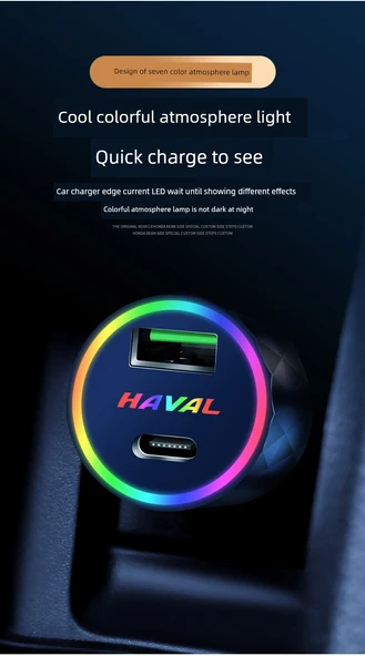 3in1 Kablolu Hızlı Şarj Araç Şarj Cihazı - Siyah - 30W - Resim 11