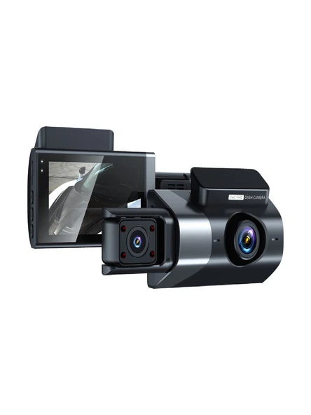 1080P Araç İçi WiFi Kamera - Çift Yönlü Kayıt (Ön + İç) + WiFi - 3