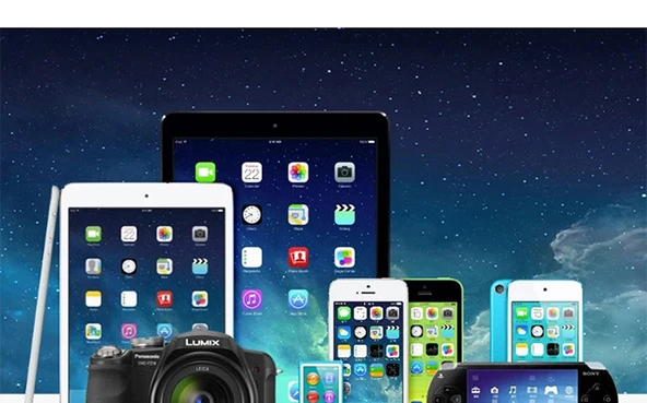 Elektrikli Araç USB Telefon Şarj Cihazı - 2A Çift USB Beyaz + Apple Kablosu - 11