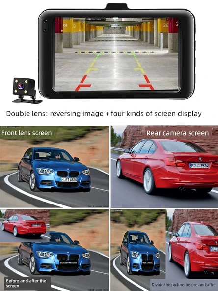 12V Kablosuz Tek Kameralı Araç İçi DVR - Kartsız - 4