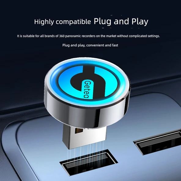 360° Panoramik Araç İçi Kamera USB 3.1 Flash Bellek - 64GB - 2