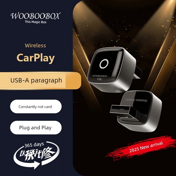 Kablosuz CarPlay Adaptörü M5-mini USB Portu