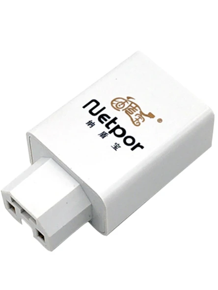 Elektrikli Araç USB Şarj Aleti 2A Çift USB Beyaz + Üçlü Data Kablosu - Resim 6