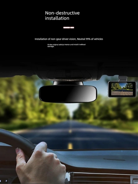 Ultra HD 1440p Araç İçi Kamera Elektronik Köpekli - Tek Lens, 32GB Kart - 5
