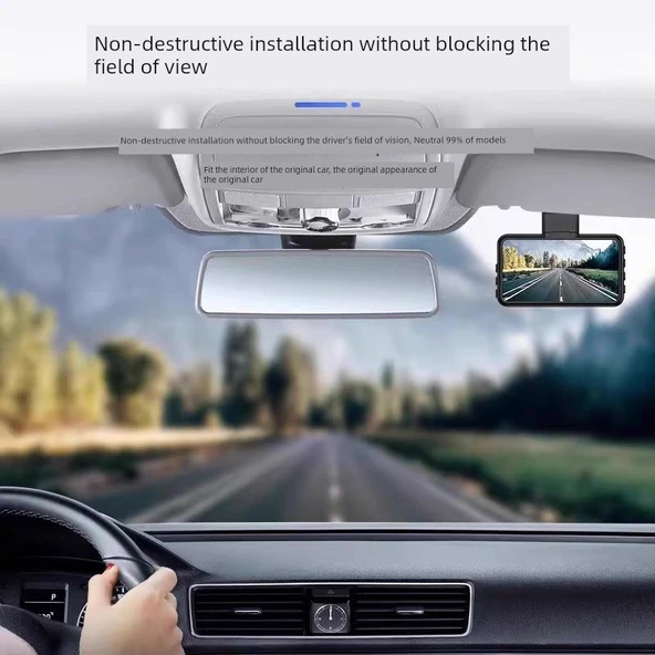 Ultra HD 1440p Araç İçi Kamera APP İnternetli - Tek Lens, 32GB Kart - 10