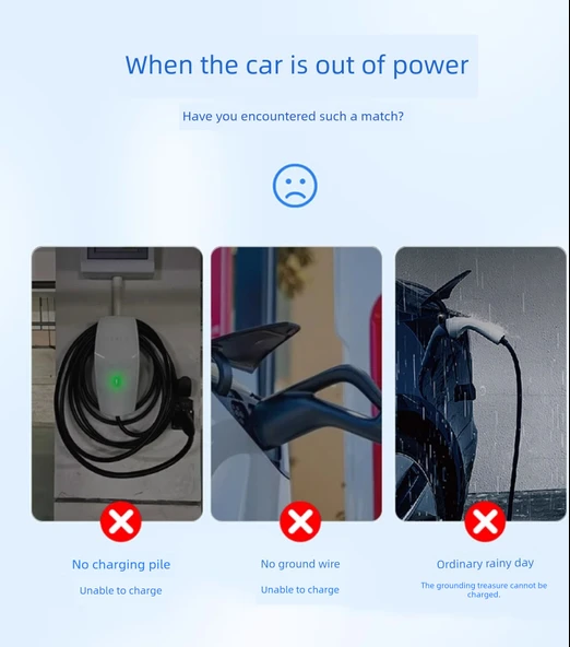 3.5KW EV Şarj Cihazı - Standart Model - Su Geçirmez Olmayan (10 Metre) - Tam Güç Kesintisi - 7