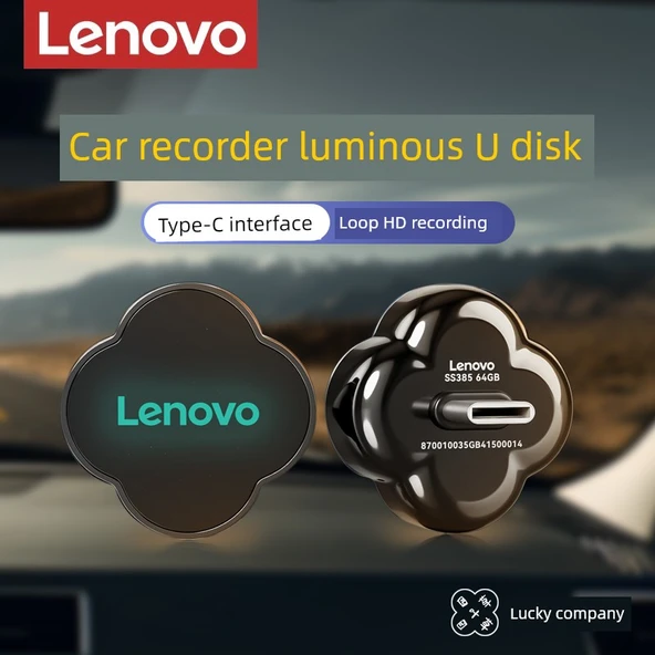 64GB USB Mini Type-C Araç İçi Sürüş Kayıt Cihazı