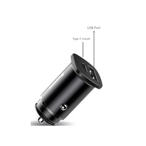 25W Mini Metal Araç Şarj Cihazı