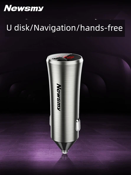 Bluetooth 5.1 FM Transmitter MP3 Çalar - 32GB U Diskli - 6