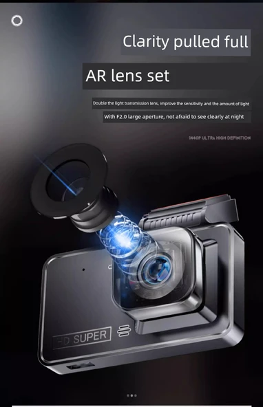 4K Araç Kamerası - Tek Lens - Süper Net - Kartsız - Resim 11