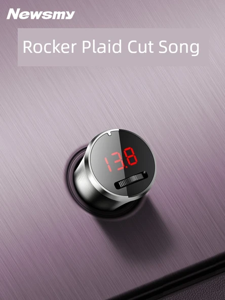 Bluetooth 5.1 FM Transmitter MP3 Çalar - 32GB U Diskli - 5