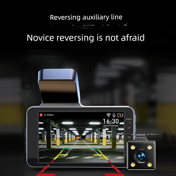 4K Araç Kamerası - Tek Lens - Süper Net - Kartsız - Resim 3