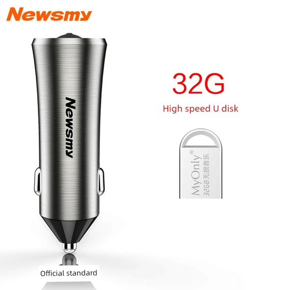 Bluetooth 5.1 FM Transmitter MP3 Çalar - 32GB U Diskli
