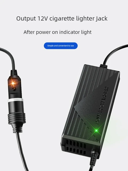 220V - 12V Araç Güç Çevirici - 15A Isı Emicili Sessiz Model - 5