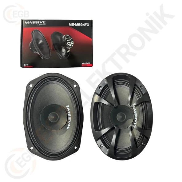 MASSİVE MS-M694FX 300W 6X9 OVAL MİDRANGE - 3