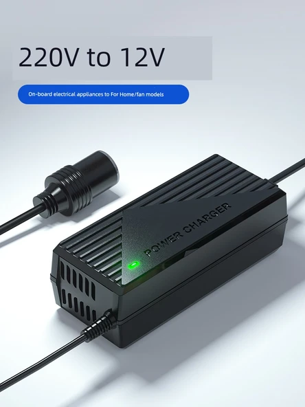 220V - 12V Araç Güç Çevirici - 15A Isı Emicili Sessiz Model - 4