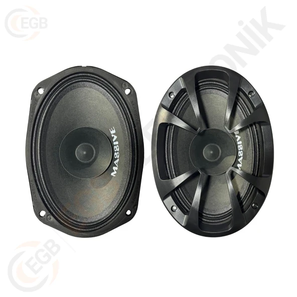 MASSİVE MS-M694FX 300W 6X9 OVAL MİDRANGE