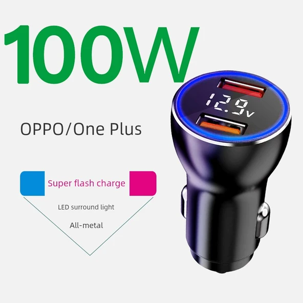 Hızlı Şarj Araç Şarjı - 100W Süper Hızlı Şarj