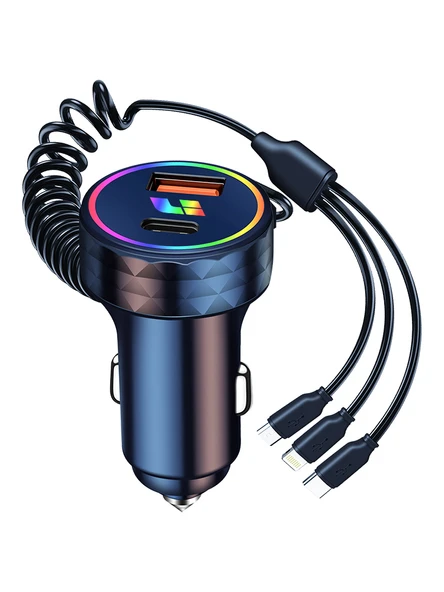 Oto Şarj Cihazı - Siyah 30W - 6