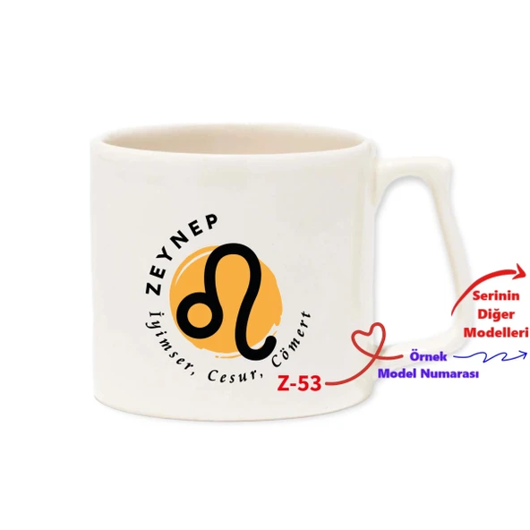 Kişiye Özel Burç Temalı Lüks Kupa, Burçlara Özel Z2 Serisi ürün görseli