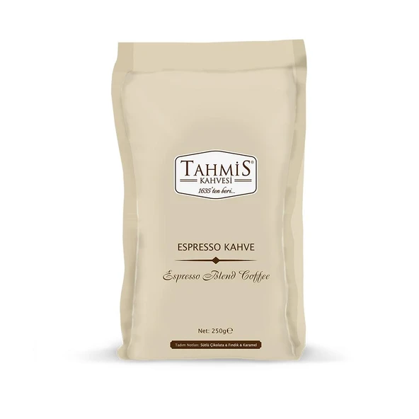 Tahmis Espresso Blend Çekirdek Kahve 250 Gr