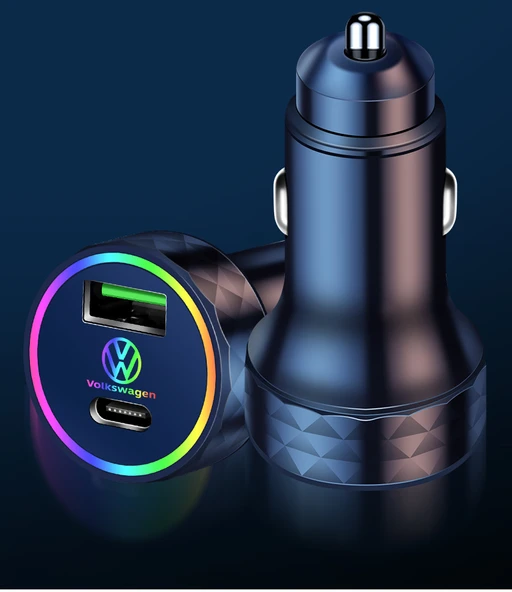Oto Çakmaklık USB Şarj Aleti - Kırmızı - 66W Süper Hızlı Şarj - 11