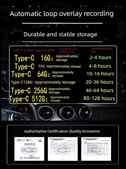64GB USB Flash Sürücü - Çinko Alaşım - Yuvarlak - Renkli Işık - 4
