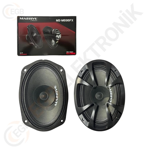 MASSİVE MS-M696FX 300W MİDRANGE OVAL ÇİFT - 3